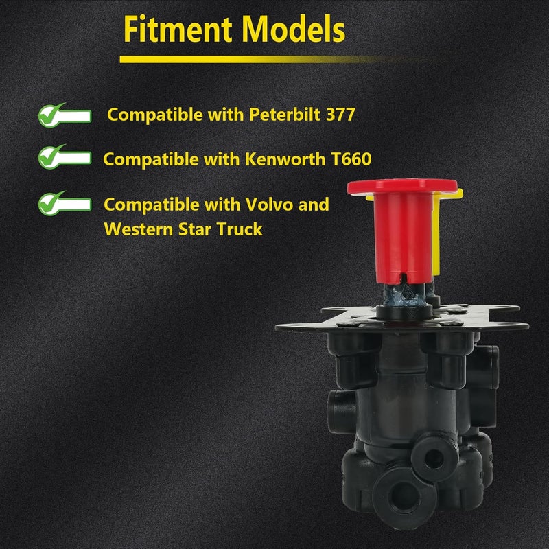 ZUVELLO 800516 Trailer Parking Brake Dash Control Module Valve Fit For Kenworth Peterbilt Volvo Western Star Trucks - Image 2